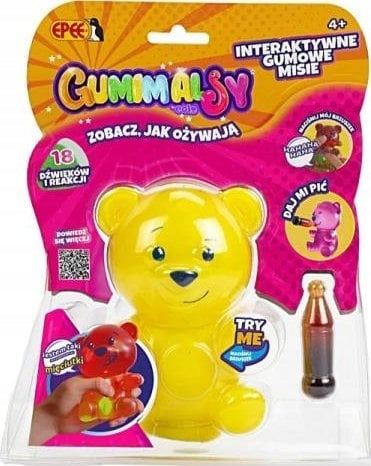 Rubbery Squeezable Gummy-Bear Shape  - Assortment --دب مطاطي تفاعلي قابل للضغط - متنوعة