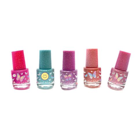 Hot Focus Tie Dye Butterfly 5 Day Nail Polish Pack--هوت فوكس عبوة طلاء اظافر بتصميم فراشة زهري