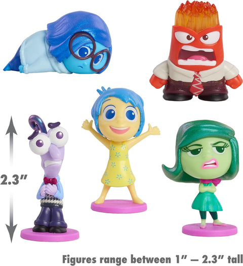 SLUGTERRA Just Play Inside Out 2 Feels Figures Set, Kids Toys for Ages 3 Up--مجموعة مجسمات محسوسة من فيلم «انسايد اوت 2»، ألعاب للأطفال من 3 سنوات فما فوق