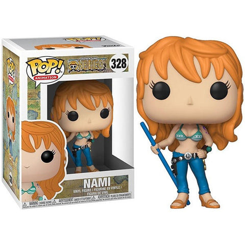 Funko Pop! Animation One Piece: Nami Toy Collectible--فانكو بوب! أنيمي ون بيس: تمثال نامي القابل للجمع