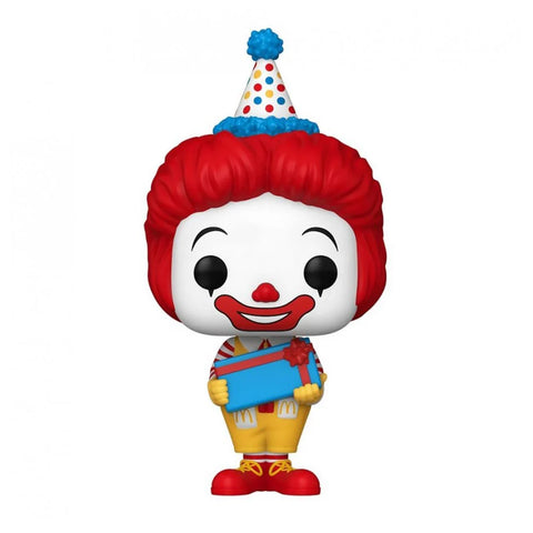 Funko Pop! Ad Icons: Mcdonalds - Birthday Ronald, Collectible Vinyl Figure--فانكو بوب مجسم ماكدونالدز  مجسم فينيل قابل للتجميع