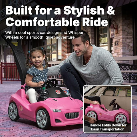 STEP2 WHISPER RIDE CRUISER (PINK)--ستيب 2 ويسبر رايد كروزر (وردي)