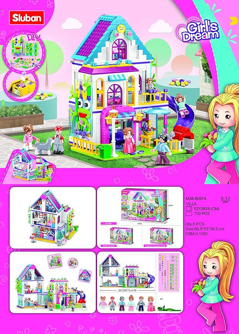 GirlsDreamVilla730pcs--جيرلز دريم فيلا 730 قطعة