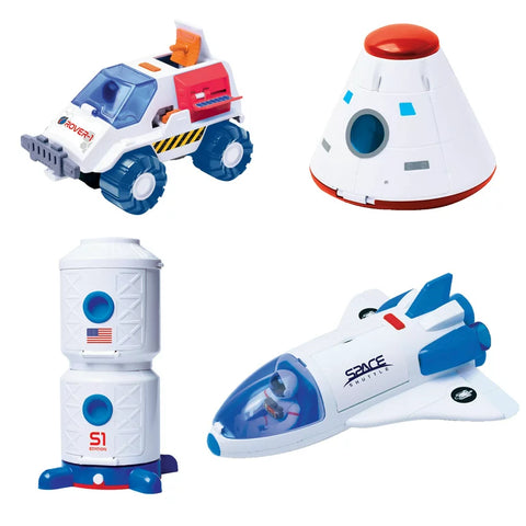 Astro Venture Space Set (Capsule, Space Rover, Shuttle, Space Station)--مجموعة العاب محطة فضائية