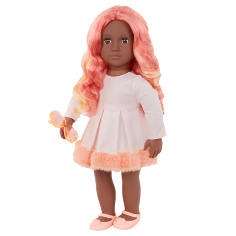 Battat Our Generation – 18-inch Fashion Doll- Mirabelle--دمية عصرية مقاس 18 بوصة متعدد الألوان- ميرابيل