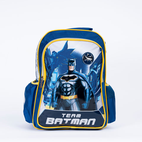 BATMAN Backpack BATMAN 16 Inch +Pencil Case--شنطة ظهر باتمان 16 انش +مقلمية