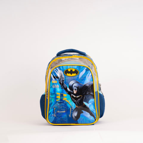 BATMAN Backpack BATMAN 16 Inch +Pencil Case Purple--شنطة ظهر باتمان 16 انش +مقلمية