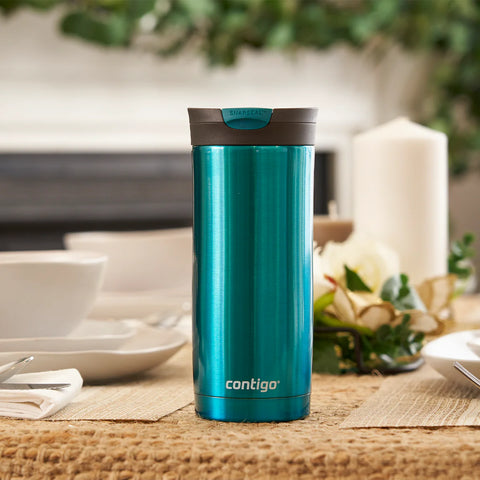 Contigo Snapseal Huron Vacuum Insulated-Blue--كونتيجو كوب ستانلس 470مل فيروزي 2095636