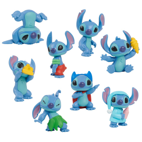 Stitch Collectible Figure Set--ديزني شخصيات متعدده ومضحكة