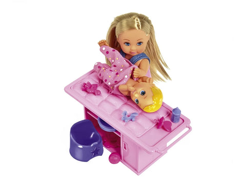 Simba Evi Love Doll with Babysitter Playset--لعبة جليسة اطفال ايفي لاف من سيمبا