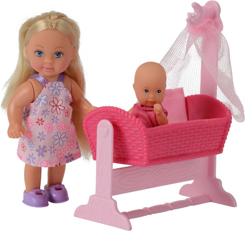 Simba Evi Love Doll Cradle Playset with Accessories--سيمبا مجموعة لعب دمية مهد مع ملحقات من ايفي لوف