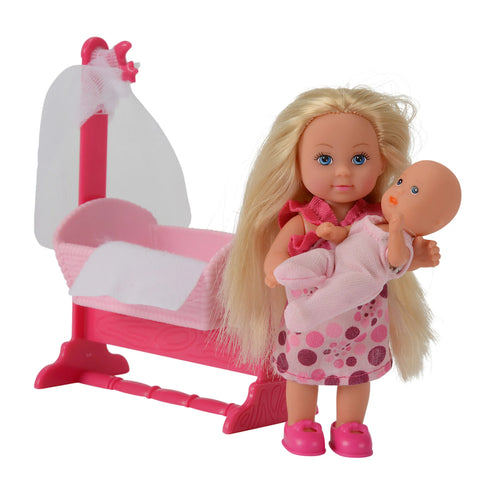 Simba Evi Love Doll Cradle Playset with Accessories--سيمبا مجموعة لعب دمية مهد مع ملحقات من ايفي لوف