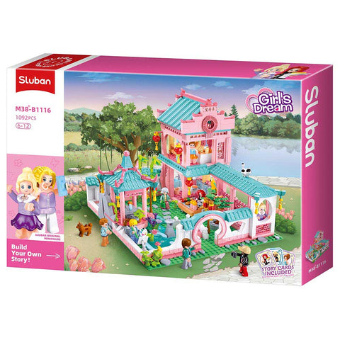 Girls Dream-Chinese Stlye Villa-959 PCS--سلوبان قطع تركيب بناتي فيلا الأحلام  -  959 قطعة