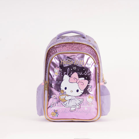 HELLO KITTY Backpack HELLO KITTY 16 Inch +Pencil Case--شنطة ظهر هيلو كيتي 16 انش +مقلمية