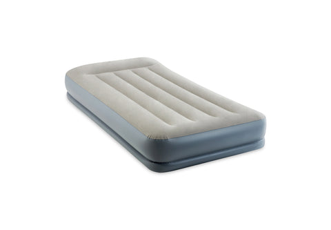 INTEX TWIN PILLOW REST MID-RISE AIRBED W/ FIBER-TECH BIP -- انتكس وسادة هوائية مزدوجة متوسطة الارتفاع مزودة بتقنية