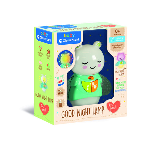 CLEMENTONI CLEM4YOU NIGHT LAMP--لعبة الطائر المضيء مع موسيقى