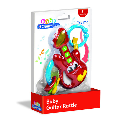 CLEMENTONI Electronic rattle GUITAR - INT--عضاضة بشكل جيتار للأطفال