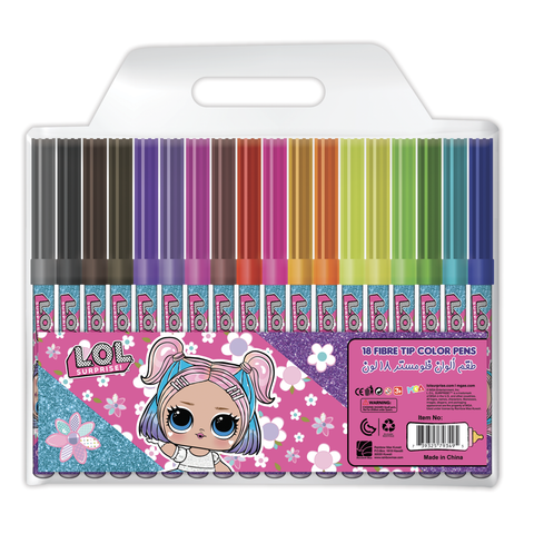 LOL 18 COLOR MARKERS-147900--طقم فلومستر من 18 لون