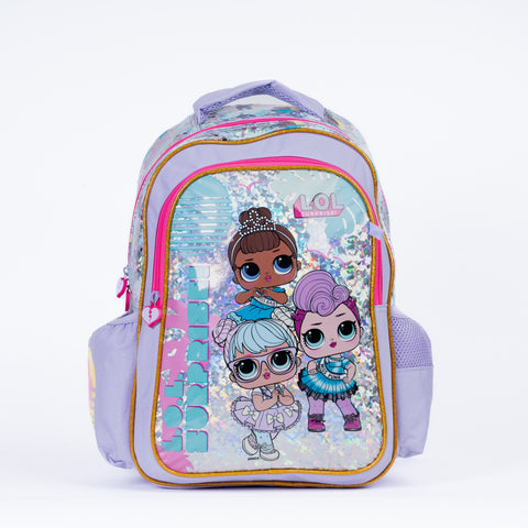 LOL Backpack LOL 16 Inch +Pencil Case--شنطة ظهر لول 16 انش +مقلمية