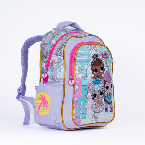 LOL Backpack LOL 16 Inch +Pencil Case--شنطة ظهر لول 16 انش +مقلمية