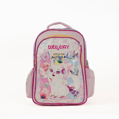 LULU CATY Backpack LULU CATY 16 Inch +Pencil Case--شنطة ظهر لولو كاتي 16 انش +مقلمية