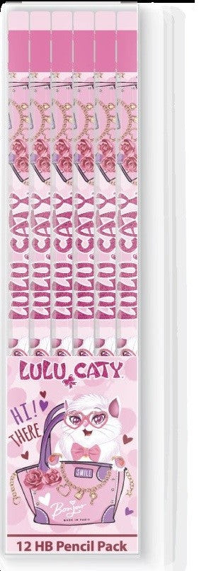 LULU CATY 12 HB Pencils-147967-- ربطة 12 قلم رصاص لولو كاتي شد6