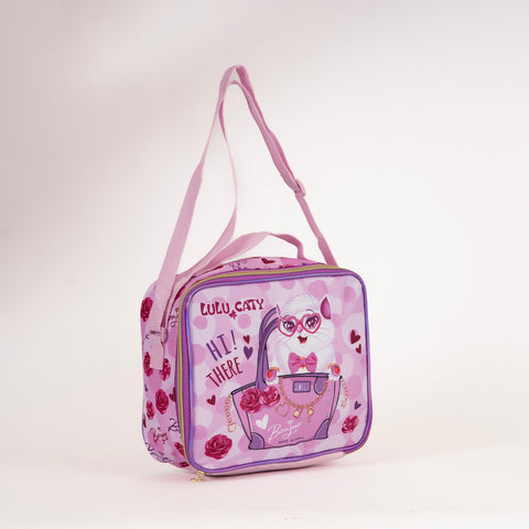 LULU CATY Insluated Lunch Bag LULU CATY Pink--شنطة طعام لولو كاتي