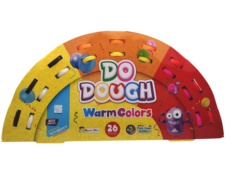 Do Dough Color Enlighment- Dough Warm Colors--صلصال دو دو الالوان الدافئة