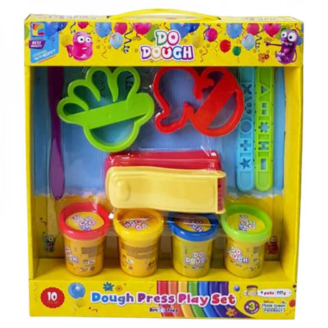 DOUGH GIFT SET 4CUP X 2OZ + 6 TOOLS--صلصال دو دو الهدية مع 6 أدوات - 4 في 2 أونز