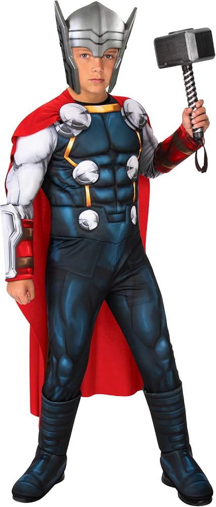 RUBIES AVC- THOR DLX CHILD COSTUME-- زي ثور الفاخر للأطفال