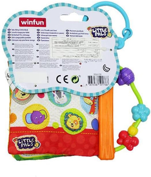 Winfun Take-Along Crinkle Book --لعبة كتاب التسلية