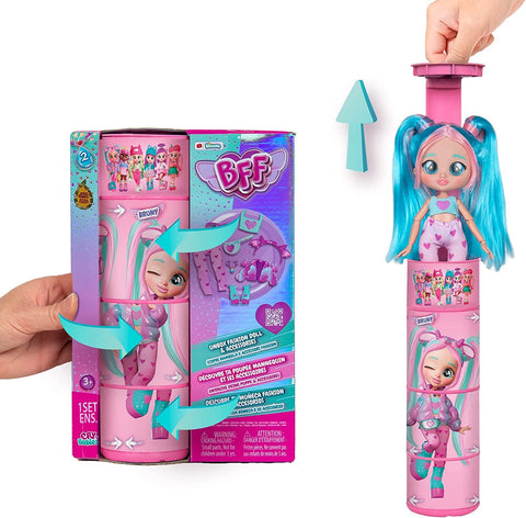 Cry Babies BFF Doll Bruny 8Inch--دمية كراي بيبيز بي إف إف بروني مقاس 8 بوصة