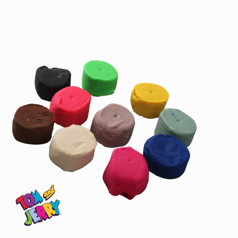 Dough Mega Set 10 Color Cup 28 Gram Each--صلصال ميجا توم و جيري - 10 ألوان 28 جم