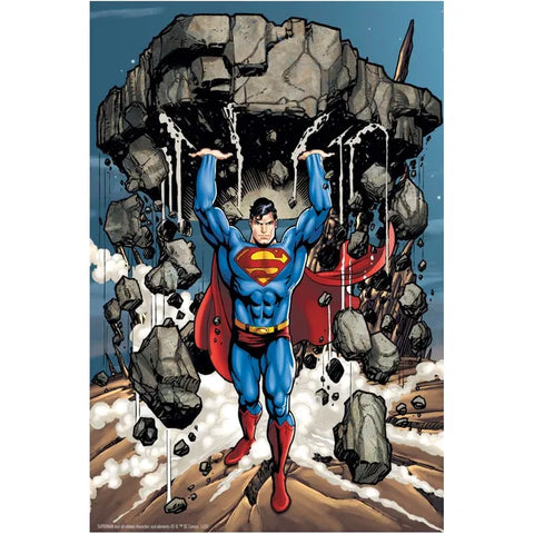 PRIME 3D DC COMICS - SUPER STRENGTH 300PC PUZZLE--برايم 3 دي سي كوميكس - لغز فائق القوة مكون من 300 قطعة