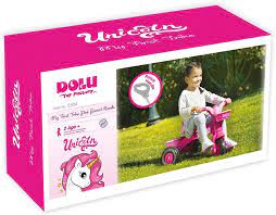 UNICORN MY FIRST TRIKE PINK IN BOX--دولو دراجة ثلاثية للأطفال يونيكورن