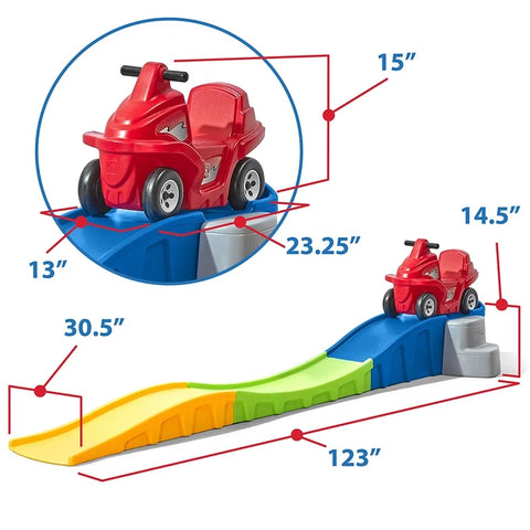 STEP2 ANNIVERSARY EDITION UP&DOWN ROLLER COASTER--إصدار الذكرى السنوية ستيب2، قاعدة دوارة لأعلى ولأسفل