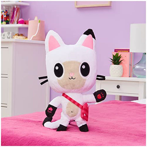 Gabby’s dollhouse 33cm talking pandy paws plush toy with lights, music and 10 sounds and phrases--لعبة بيت الدمى من غابيز دولهاوس مع أضواء وموسيقى و أصوات وعبارات