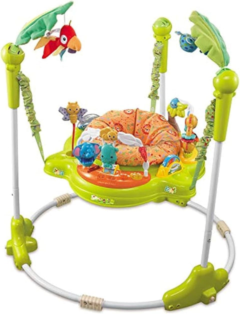 Babylove Happy Jungle Jumperoo Batteries Included-33-63568--بيبي لف مشاية تعليق هزاز مع العاب-33-63568