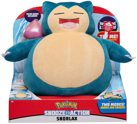 Pokemon Feature Plush Snooze Act.Snorlax--لعبة بوكيمون مميزة من المخمل سنوز اكت سنورلاكس