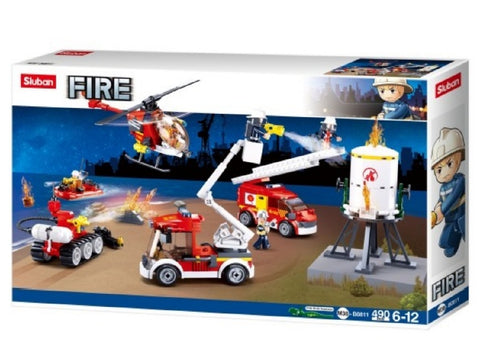 SLUBAN FIRE SET 490 PCS--سلوبان قطع تركيب معدات وفرقة إنقاذ 490 قطعة