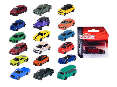 MAJORETTE Street Cars Assortment, 18-asst--ماجوريت داي كاست - سيارة فاخرة متنوعة