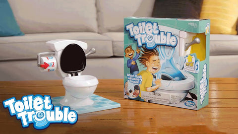 HASBRO TOILET TROUBLE--لعبة تواليت ترابل شد 3