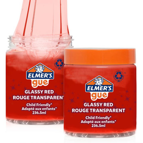 ELMERS RED GUE 1 PC 236ML--ايلميرز سلايم جاهز احمر حبة 236مل