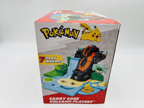 POKEMON- Carry Case Volcano Playset (Pokemon Playset) --مجموعة العاب كاري كيس فولكانو من بي كيه دبليو (مجموعة العاب بوكيمون)