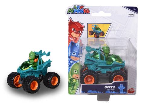 PJ Masks Single Pack Gekko Giantz--بي جي ماسك - دبابة سماوي واخضر + جيكو