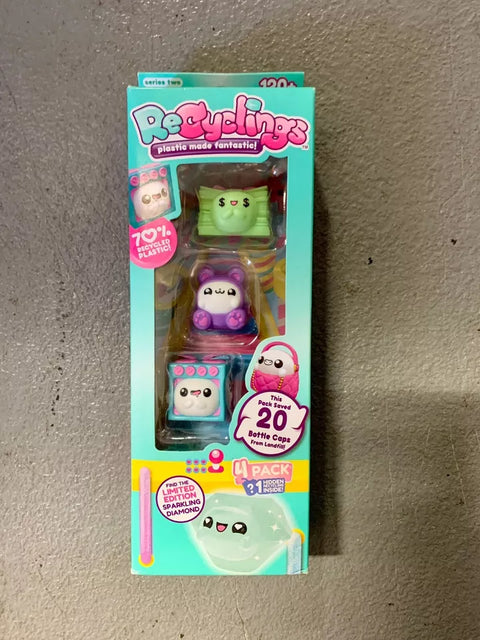 RECYCLINGS COLLECTIBLE 4PACK S2--إعادة التدوير مجموعة 4 عبوات