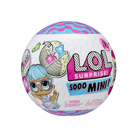 L.O.L. Surprise Sooo Mini!  Doll Asst in PDQ--ال او ال سربرايز دمية سوو الصغيرة القابلة للتجميع مع مفاجآت وكرات صغيرة