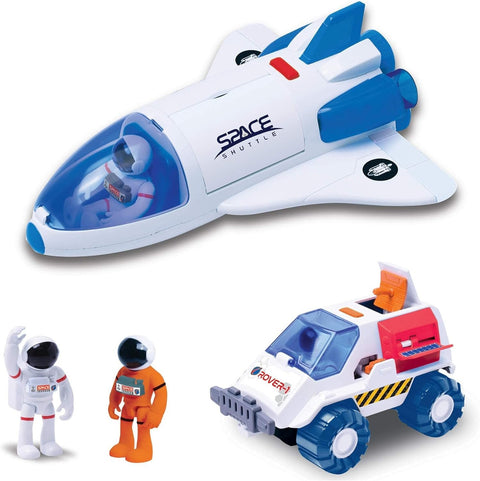 Astro Venture - Space Rover and Shuttle Combo Set--مجموعة عربة ومركبة فضاء من استرو فينشر