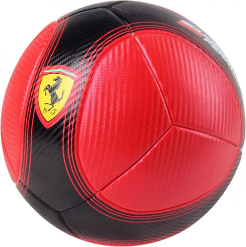 FERRARI #5 MACHINE SEWING SOCCER BALL-RE--فيراري كرة قدم لون أحمر وأسود مقاس 5