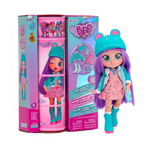 Cry Babies BFF Doll Lala 8Inch--دمية كراي بيبيز بي إف إف لالا مقاس 8 بوصة